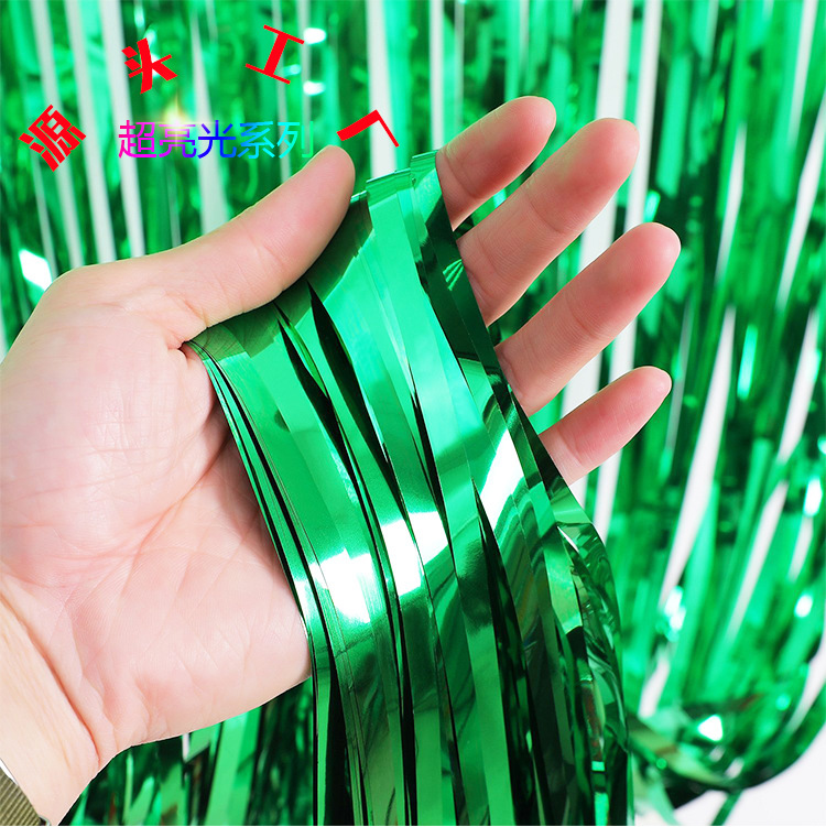 Tinsel Curtain Halloween Wedding Birthday Party Layout Supplies Wedding Room Background Decoration Curtain of Rain 1 M * 2 M Tinsel Curtain Halloween Wedding Birthday Party Layout Supplies Wedding Room Background Decoration Curtain of Rain 1 M * 2 M