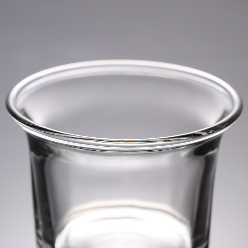 Candle Glass Transparent Trumpet Candle Glass Pressed Candlestick Creative Aromatherapy Wax Filling Glass Oriental Candle Glass Transparent Trumpet Candle Glass Pressed Candlestick Creative Aromatherapy Wax Filling Glass Oriental