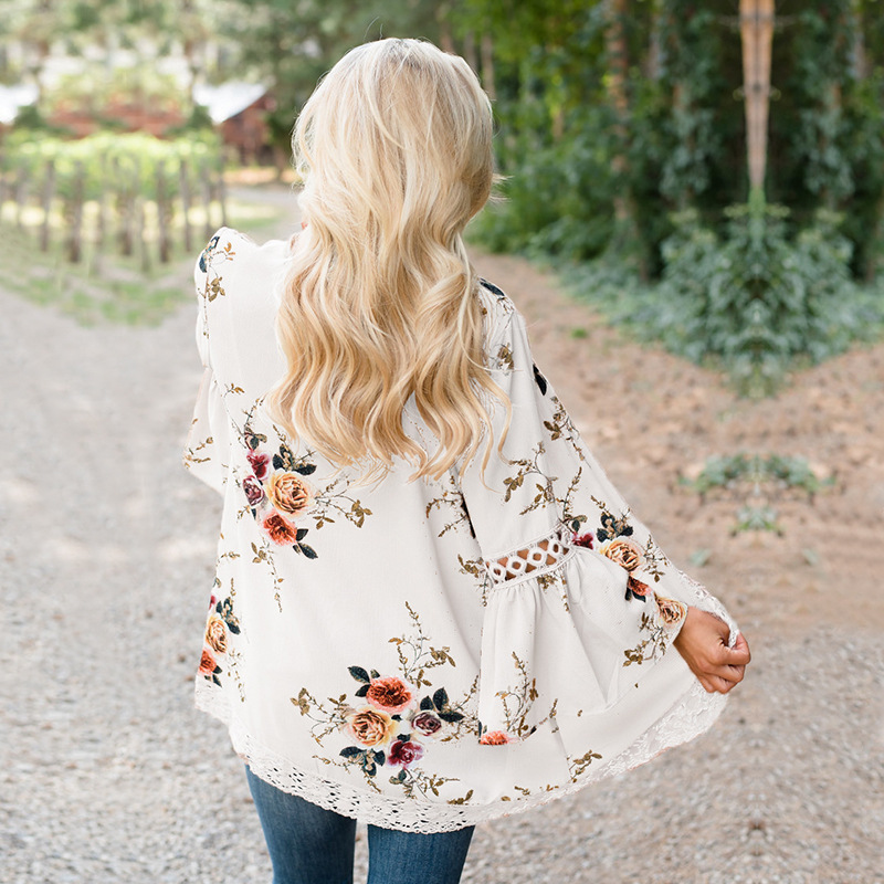 Aliexpress ebay Hot Style 9 color 6 Size SpringSummer Cardigan Lace Mosaic Jacket Trumpet sleeve 0542 Aliexpress ebay Hot Style 9 color 6 Size SpringSummer Cardigan Lace Mosaic Jacket Trumpet sleeve 0542