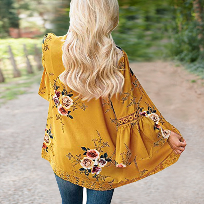 Aliexpress ebay Hot Style 9 color 6 Size SpringSummer Cardigan Lace Mosaic Jacket Trumpet sleeve 0542 Aliexpress ebay Hot Style 9 color 6 Size SpringSummer Cardigan Lace Mosaic Jacket Trumpet sleeve 0542