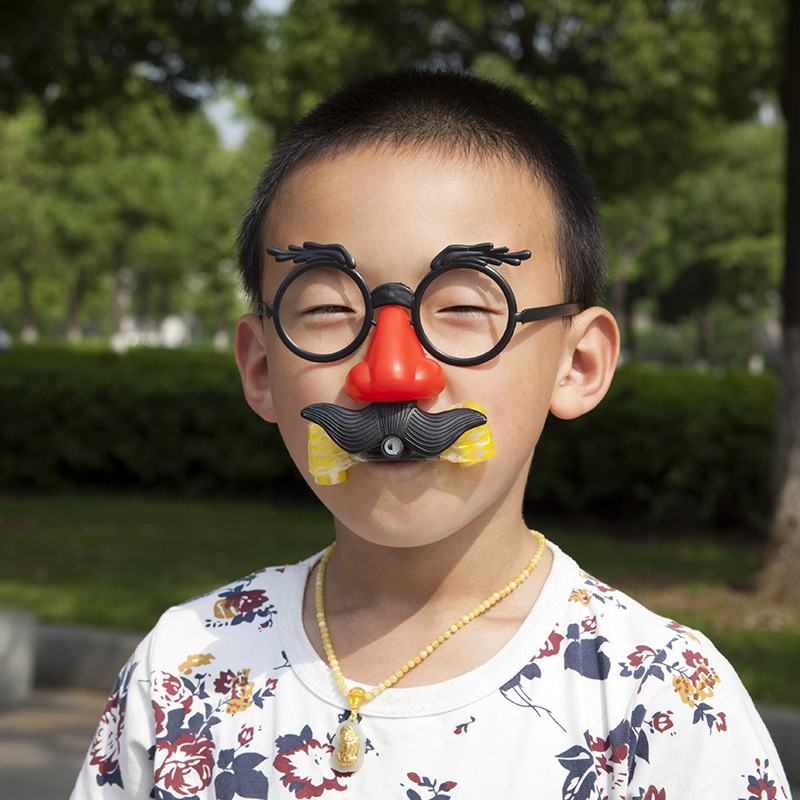 Moustache Glaring Funny Little Toy Blowing Dragon Whistle Trumpet Creative Tricky Child Kid Toy Wholesale