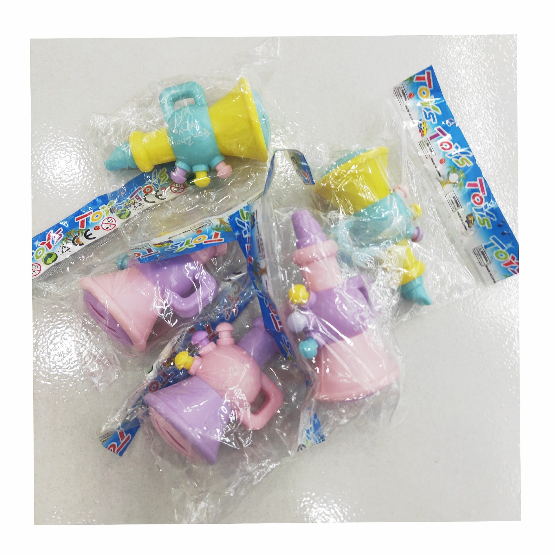 Cartoon Toy Trumpet Children&#039;s Playing Musical Instrument Stall Wholesale Mini Small Horn Baby Musical Instrument Matching Wholesale