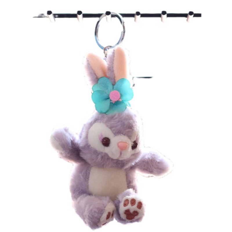 Internet Celebrity Ins StellaLou Pendant Plush Toy Doll Cute Trumpet Mini Rabbit Pattern Bag Bag Charm Keychain
