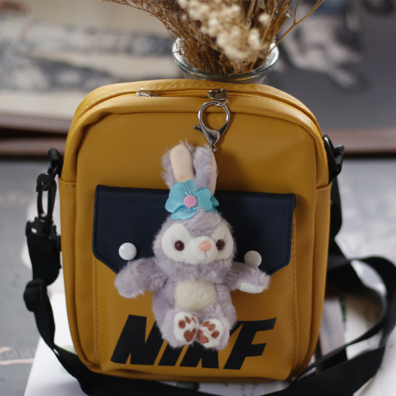 Internet Celebrity Ins StellaLou Pendant Plush Toy Doll Cute Trumpet Mini Rabbit Pattern Bag Bag Charm Keychain