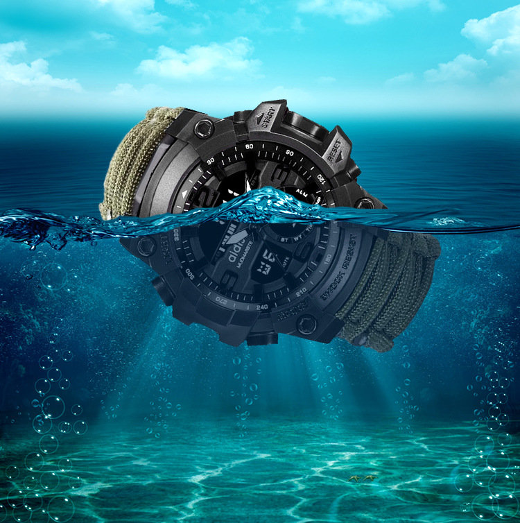 Luminous Multifunctional Compass Watch Outdoor Mountaineering Whistle Firestone Waterproof Electronic Men's Watch Whole Luminous Multifunctional Compass Watch Outdoor Mountaineering Whistle Firestone Waterproof Electronic Men's Watch Whole