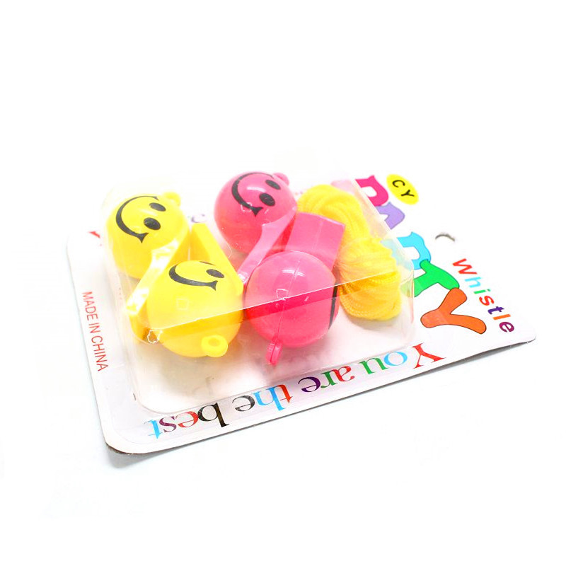 Children&#039;s Whistle Colorful Plastic Sling Whistle Kindergarten Baby Small Horn Outdoor Survival Blowing Props