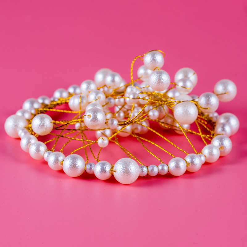 Factory Direct Handmade round Pearl Crown Cake Decoration Red Bright Frosted with Light Optional Birthday Crown Factory Direct Handmade round Pearl Crown Cake Decoration Red Bright Frosted with Light Optional Birthday Crown