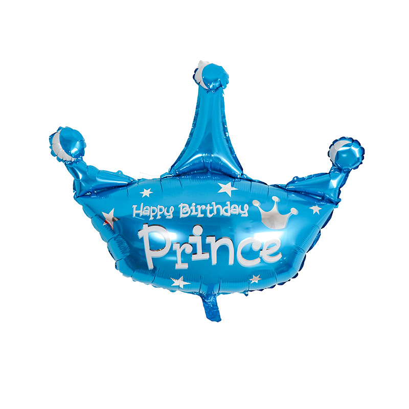 Crown Aluminum Balloon Children's Birthday Party Wedding Ceremony Decorative Aluminum Foil Balloon Party Supplies Crown Aluminum Balloon Children's Birthday Party Wedding Ceremony Decorative Aluminum Foil Balloon Party Supplies
