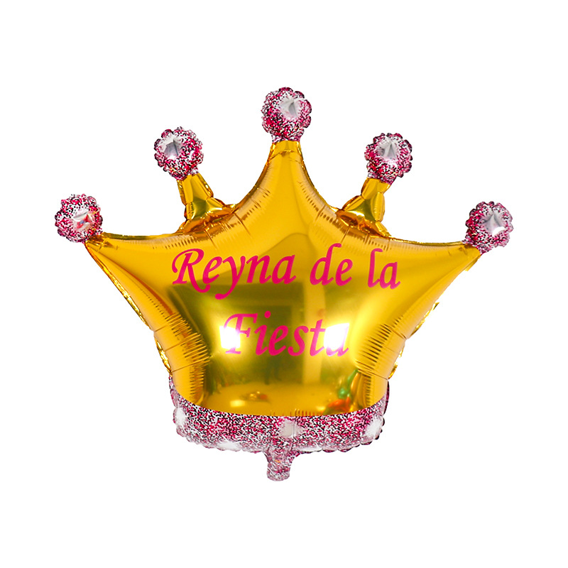 Crown Aluminum Balloon Children's Birthday Party Wedding Ceremony Decorative Aluminum Foil Balloon Party Supplies Crown Aluminum Balloon Children's Birthday Party Wedding Ceremony Decorative Aluminum Foil Balloon Party Supplies