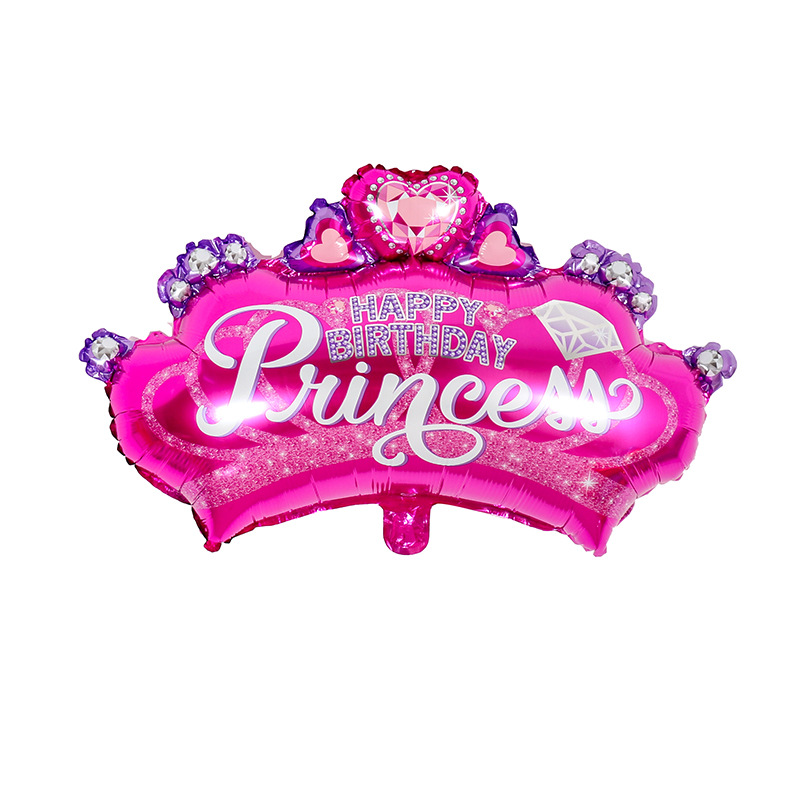 Crown Aluminum Balloon Children's Birthday Party Wedding Ceremony Decorative Aluminum Foil Balloon Party Supplies Crown Aluminum Balloon Children's Birthday Party Wedding Ceremony Decorative Aluminum Foil Balloon Party Supplies