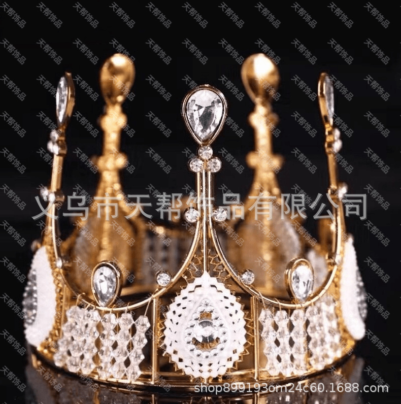 Pearl Seaweed Crown Birthday Cake Decorative Ornaments Mesh Alloy Semicircle Mini Queen Crown Birthday Headdress Pearl Seaweed Crown Birthday Cake Decorative Ornaments Mesh Alloy Semicircle Mini Queen Crown Birthday Headdress
