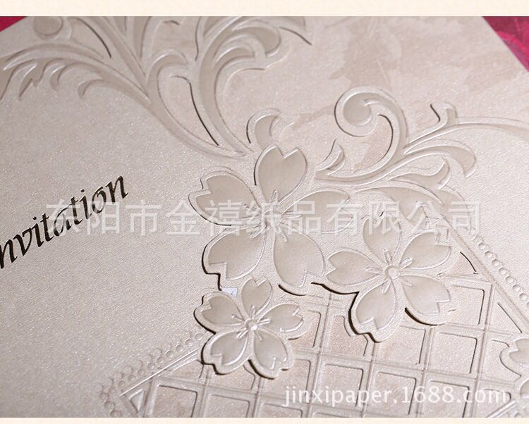 Manufacturers selling wedding invitations, invitations and other foreign trade conference invitation.