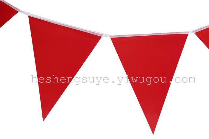 Monochrome triangle flag hanging flag birthday party arrangement supplies