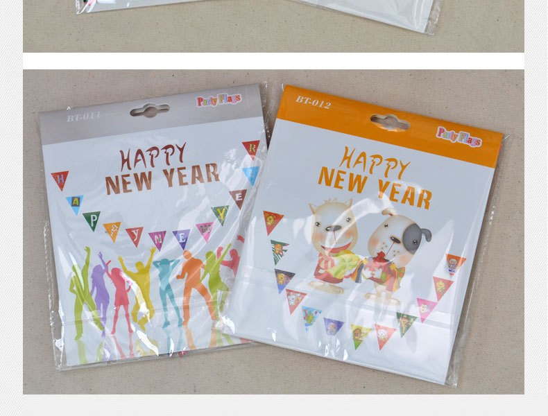 Happy New Year Triangle Flag Zodiac Festival Layout Colorful Triangle Colorful Flags Birthday Pulling Banner Happy New Year Triangle Flag Zodiac Festival Layout Colorful Triangle Colorful Flags Birthday Pulling Banner