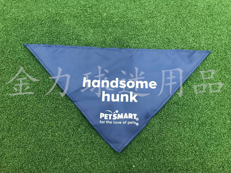 Blue triangle scarf pet neck flag flag manufacturers direct sales