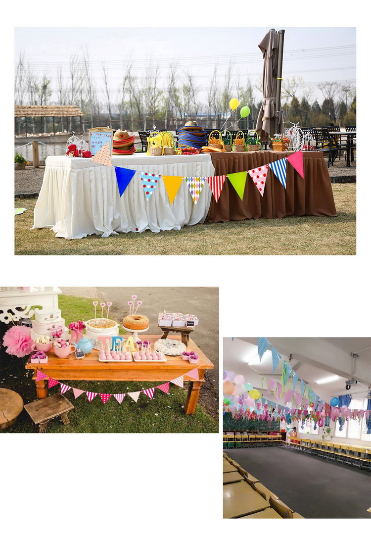 Triangle colored paper colored DIY pull flag decoration holiday party decorate props banner banner Triangle colored paper colored DIY pull flag decoration holiday party decorate props banner banner