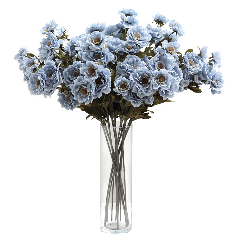 Languifang Artificial Flower Lotus Crane Peony Home Decorative Fake Flower Wedding Flower Arch Ceiling Decoration Artificial Bouquet