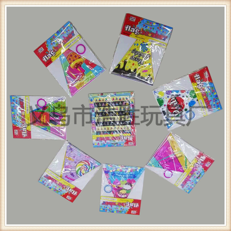 Small colorful flags triangle string flag birthday party arrangement pennant decorative items wedding supplies Small colorful flags triangle string flag birthday party arrangement pennant decorative items wedding supplies