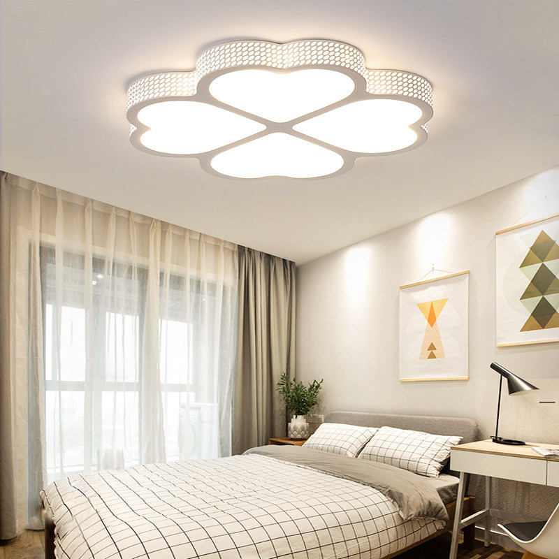 Ultra-Thin LED Ceiling Lamp Creative Personalized Bedroom Lamps Modern Simple round Thin Flower-Shaped Children&#039;s Room Lamp