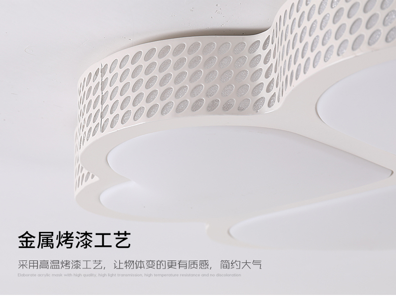 Ultra-Thin LED Ceiling Lamp Creative Personalized Bedroom Lamps Modern Simple round Thin Flower-Shaped Children's Room Lamp