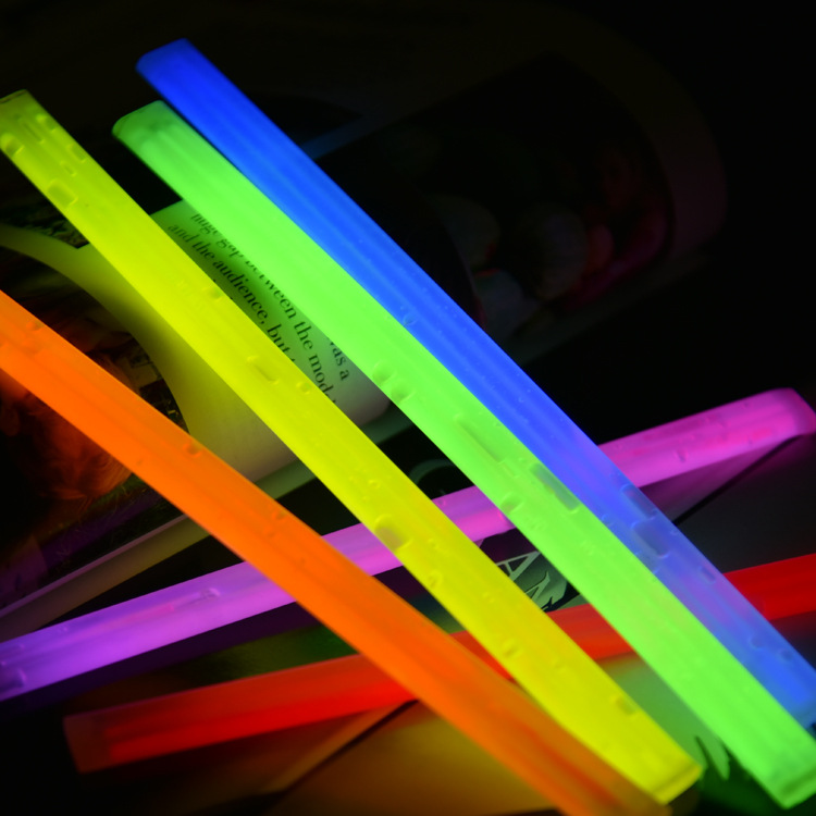 Triple Bracelet Disposable Luminous Bracelet Fluorescent Stick Party Night Running Can Set Logo Luminous Toy Bracelet