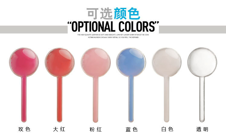 Creative personalized round plastic packaging box transparent food grade material lollipop candy box