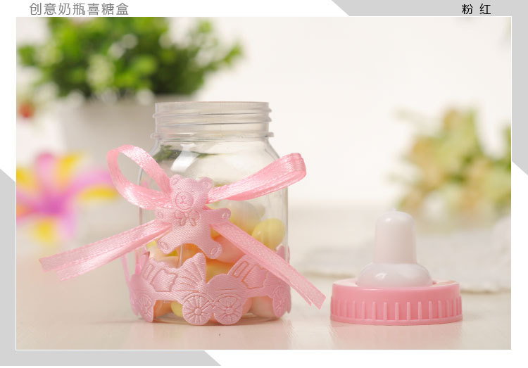 Direct selling small milk bottle plastic packaging box creative candy box