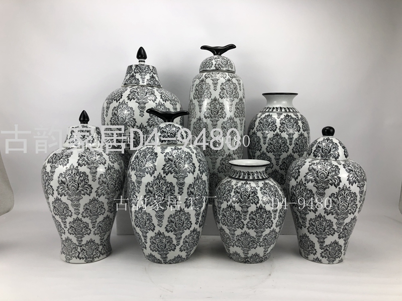 Candy Box Guyun Factory 9480 Home Ceramic Crafts Decoration Vase Creative Chinese Blue and White Porcelain Candy Box Guyun Factory 9480 Home Ceramic Crafts Decoration Vase Creative Chinese Blue and White Porcelain