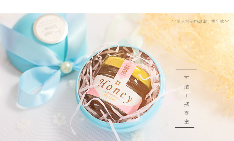 The new candy box creative heart of the marriage married romantic Korean gift box tinplate candy box The new candy box creative heart of the marriage married romantic Korean gift box tinplate candy box