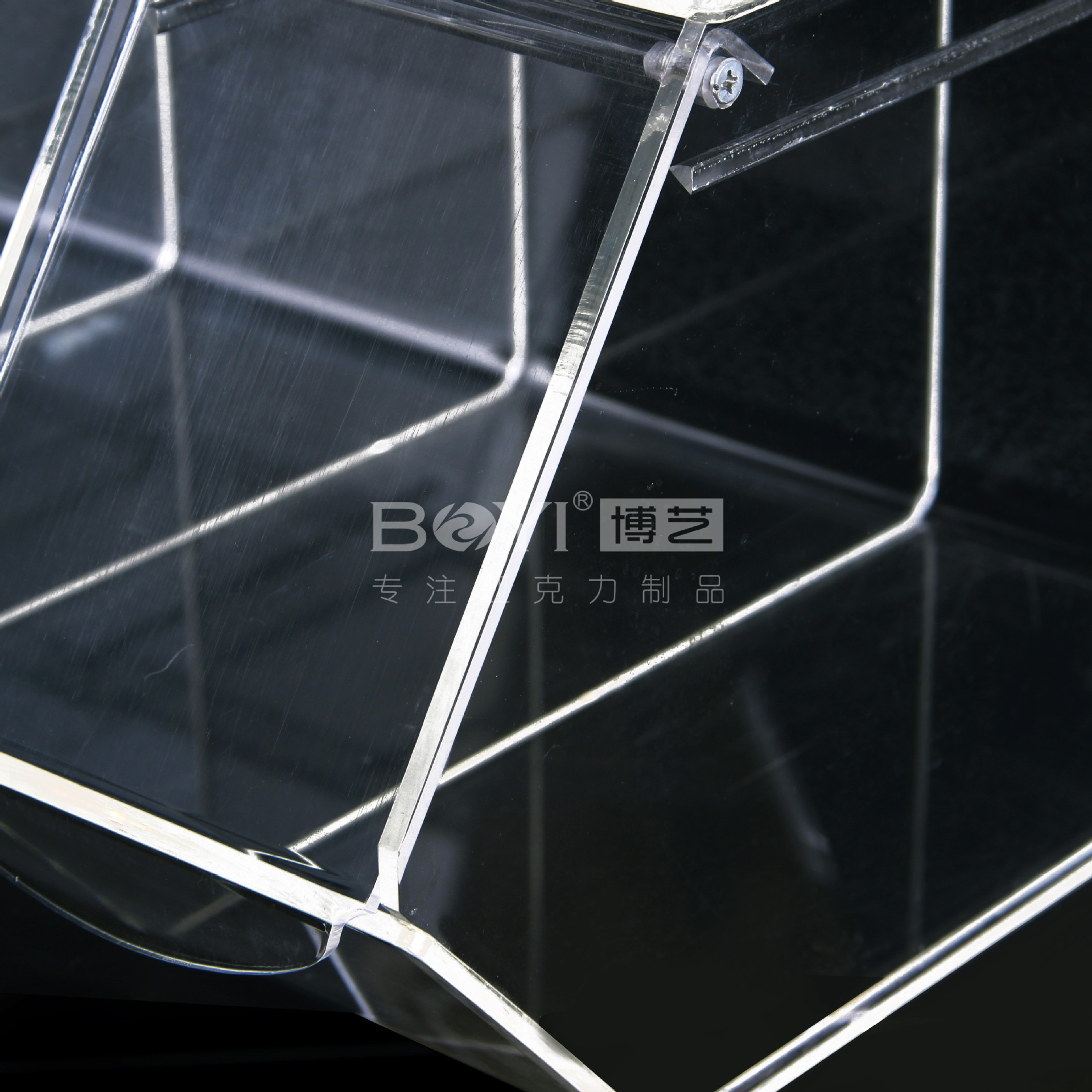 Acrylic bulk snack box acrylic plexiglass candy box acrylic bulk snack box on supermarket shelves