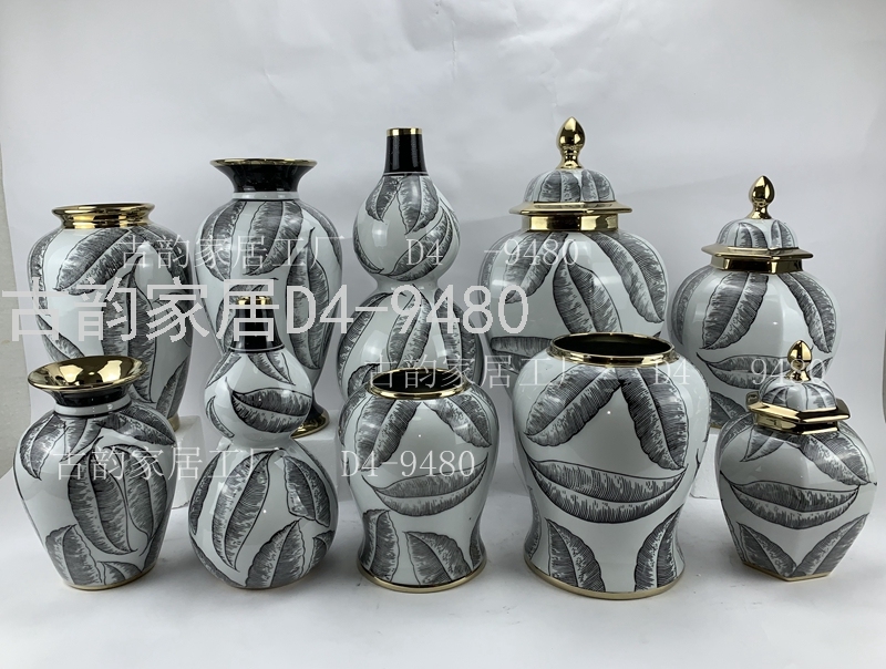 Guyun Home Factory Ceramic Crafts Decorative Flower Vase Blue and White Porcelain Candy Box Decorations D4-9480 Guyun Home Factory Ceramic Crafts Decorative Flower Vase Blue and White Porcelain Candy Box Decorations D4-9480