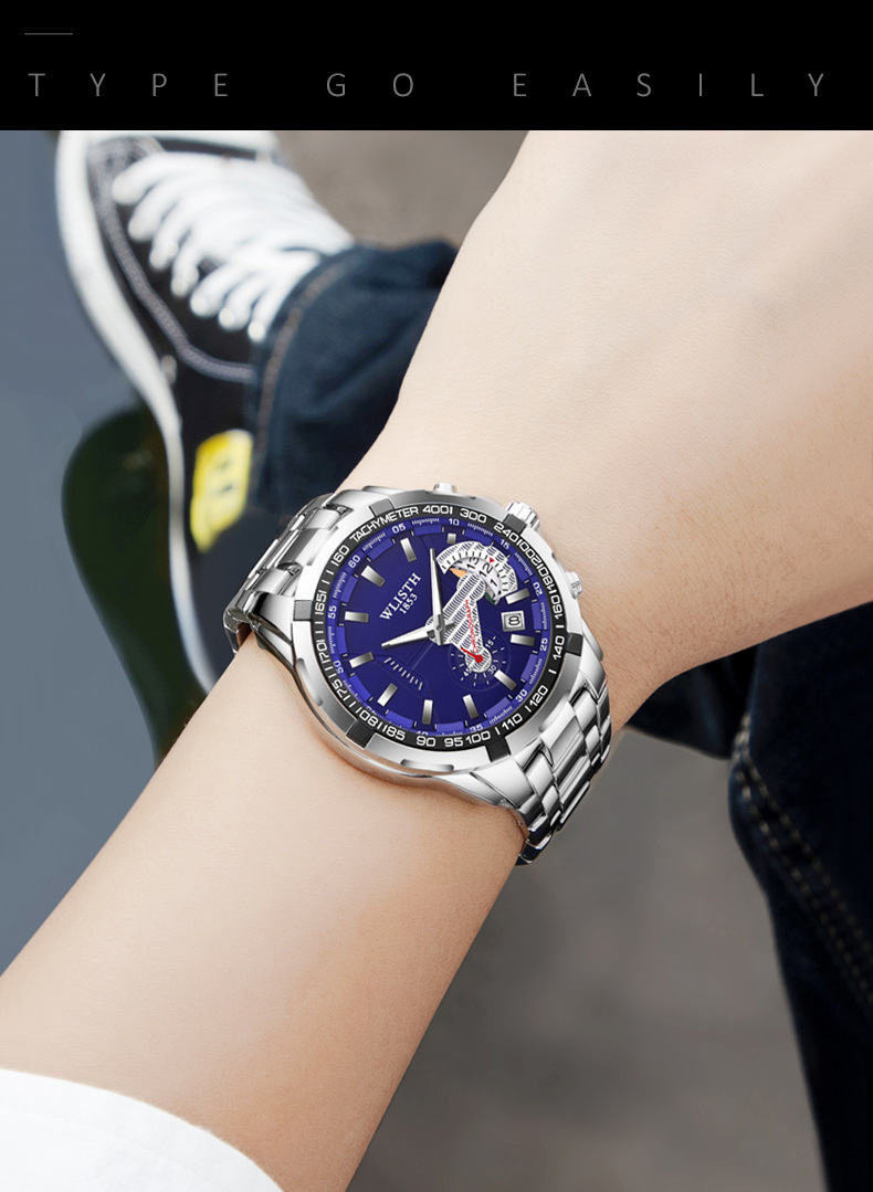 2020men Watches Quartz Watch Good-looking Waterproof Sports Personalized Foreign Trade Watch Male Wrist Watch