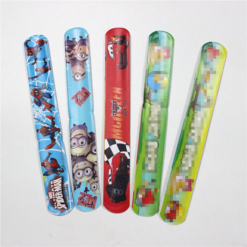 Cartoon Ring Pop Silicone Racket Hand Strap Reflective Wrist Strap PVC Small Gifts for Children Wholesale