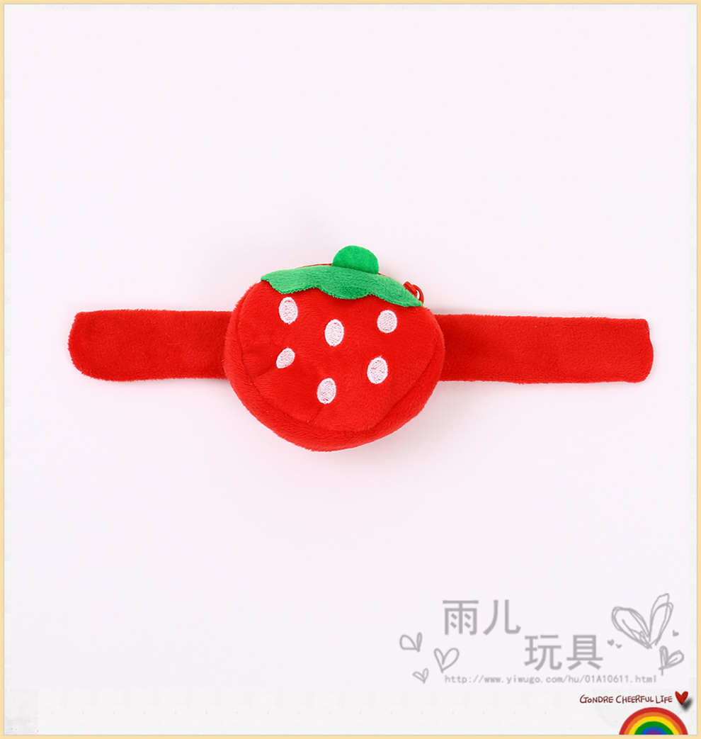 Cute Cartoon Fruit Series Plush Coin Purse New Children's Ring Pop Doll Wrist Strap Toy Small Wallet Cute Cartoon Fruit Series Plush Coin Purse New Children's Ring Pop Doll Wrist Strap Toy Small Wallet