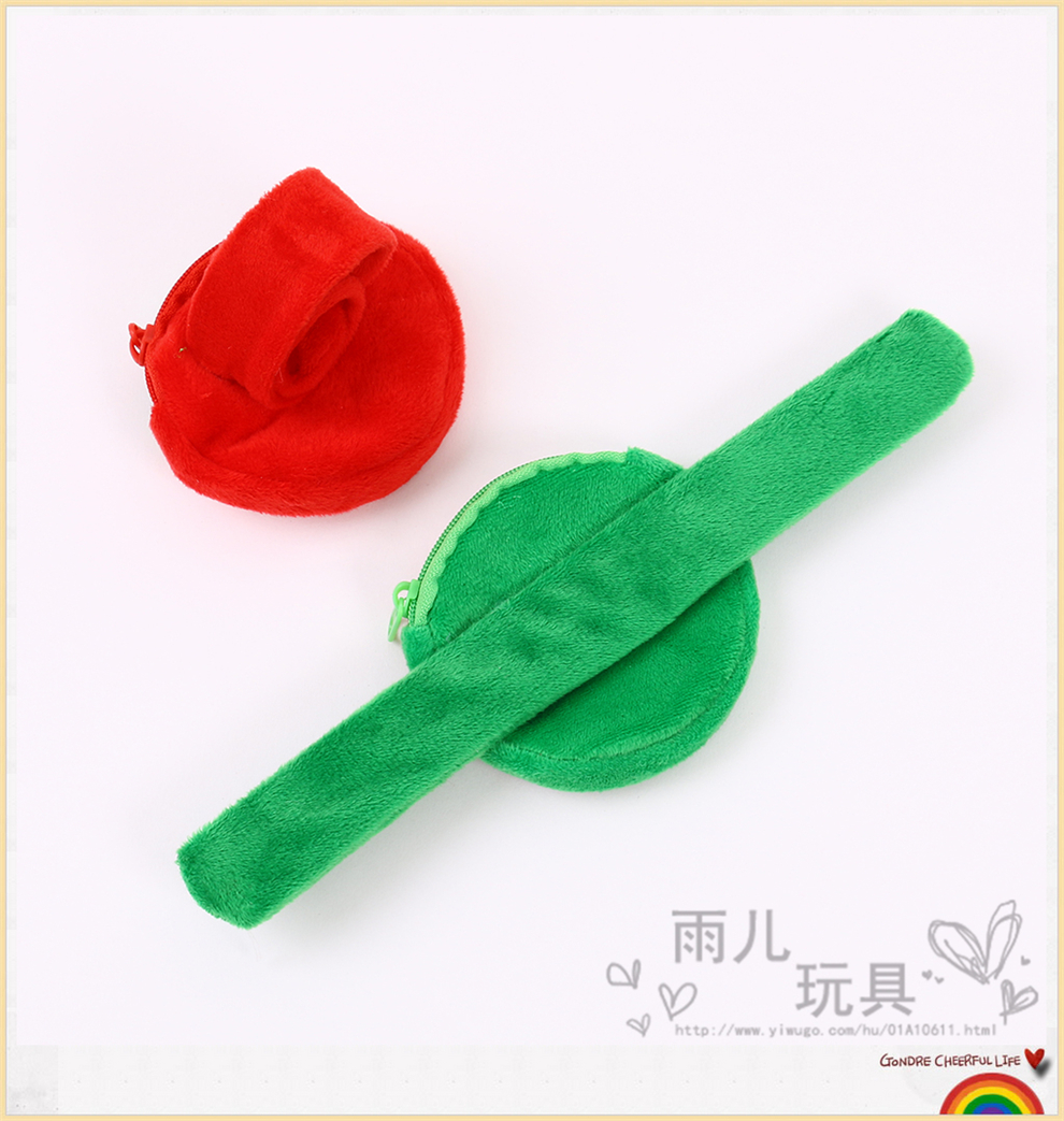 Cute Cartoon Fruit Series Plush Coin Purse New Children's Ring Pop Doll Wrist Strap Toy Small Wallet Cute Cartoon Fruit Series Plush Coin Purse New Children's Ring Pop Doll Wrist Strap Toy Small Wallet