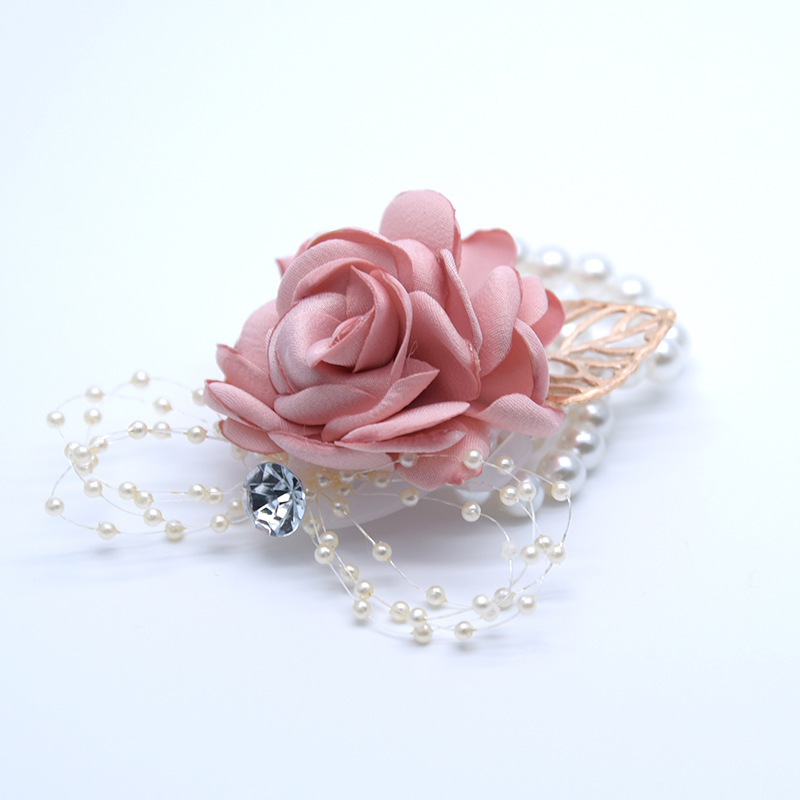 Wrist Flower Bride and Bridesmaid Sisters Group Wrist Flower Corsage Hand Gift Children Dance Handed Flower Halloween Wrist Flower Bride and Bridesmaid Sisters Group Wrist Flower Corsage Hand Gift Children Dance Handed Flower Halloween