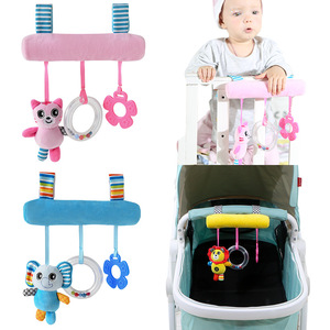 Augleka baby wrist watch chain bell cotton wrist band newborn baby toys