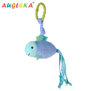 Augleka baby wrist watch chain bell cotton wrist band newborn baby toys