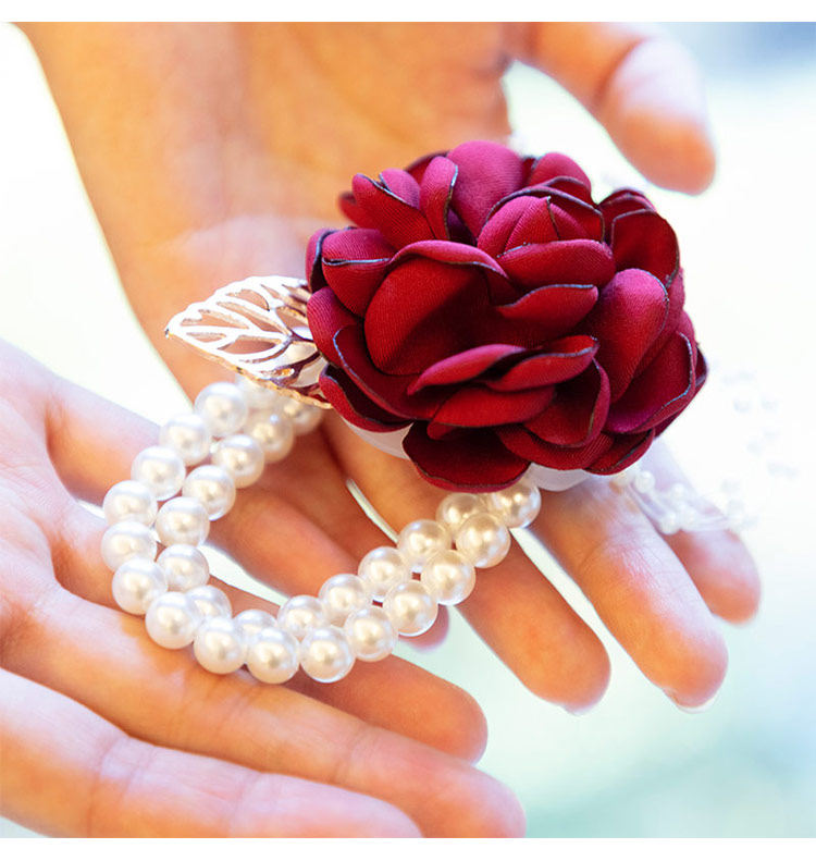 Wedding and Wedding Celebration Supplies Bride Wrist Flower Bridesmaid Group Korean Bracelet Wedding Fabric Simulation Sisters Group Handed Flower Wedding and Wedding Celebration Supplies Bride Wrist Flower Bridesmaid Group Korean Bracelet Wedding Fabric Simulation Sisters Group Handed Flower