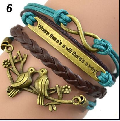 AliExpress Foreign Trade Popular Style Supply European and American Famous Friendship Multi-Layer Weaving Bracelet Wrist String Yiwu Accessories Wholesale