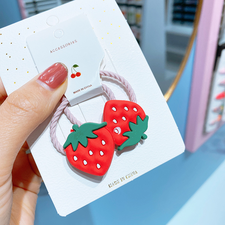 Children Hair Accessories Baby Hair Ring Little Girl Hair Elastic Band Princess Girls Headdress Head Flowers Hair Rope Belt Tire