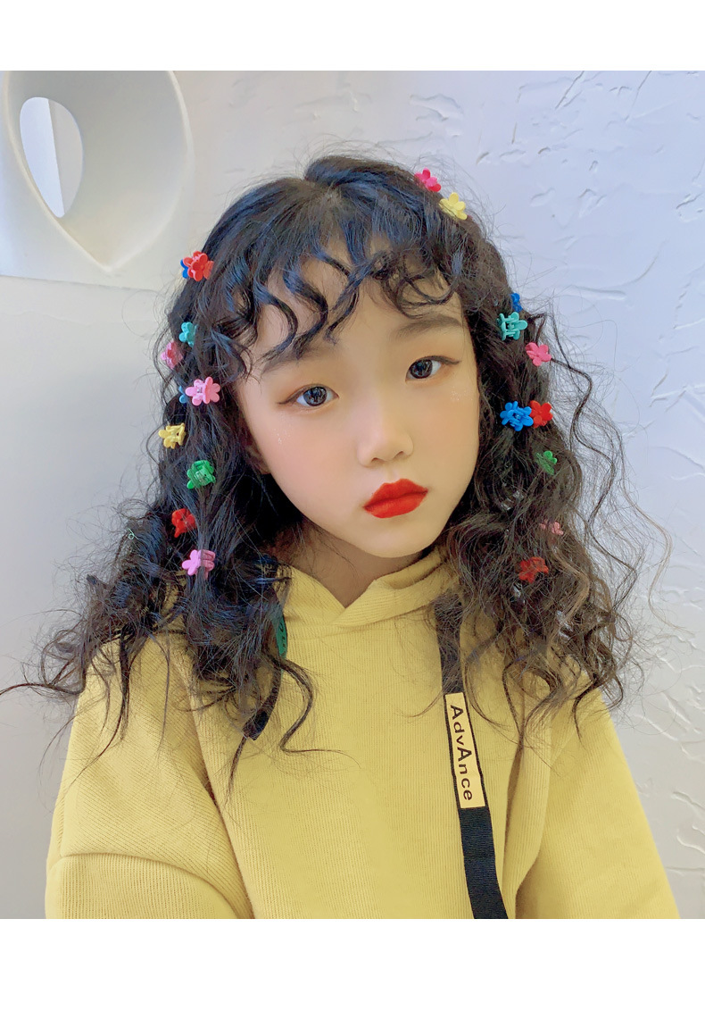 Children's Princess Updo Small Jaw Clip Japanese and Korean Mini Flowers Hairpin Headdress Grip Bang Clip Xuan Ya Same Hair Clip