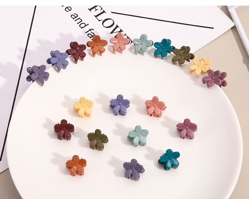 Children's Princess Updo Small Jaw Clip Japanese and Korean Mini Flowers Hairpin Headdress Grip Bang Clip Xuan Ya Same Hair Clip