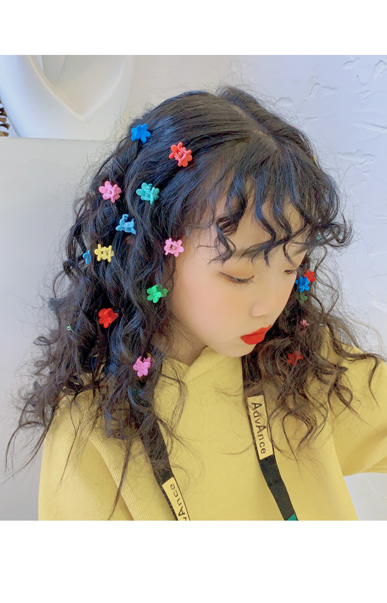 Children's Princess Updo Small Jaw Clip Japanese and Korean Mini Flowers Hairpin Headdress Grip Bang Clip Xuan Ya Same Hair Clip