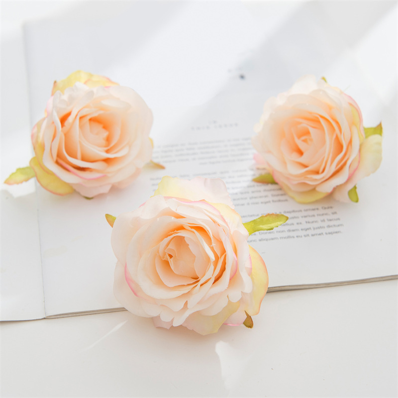 Hot Sale Artificial Rose Rose Perianth Headdress Flower Wall Flower DIY Handmade Flowers Wedding Decoration