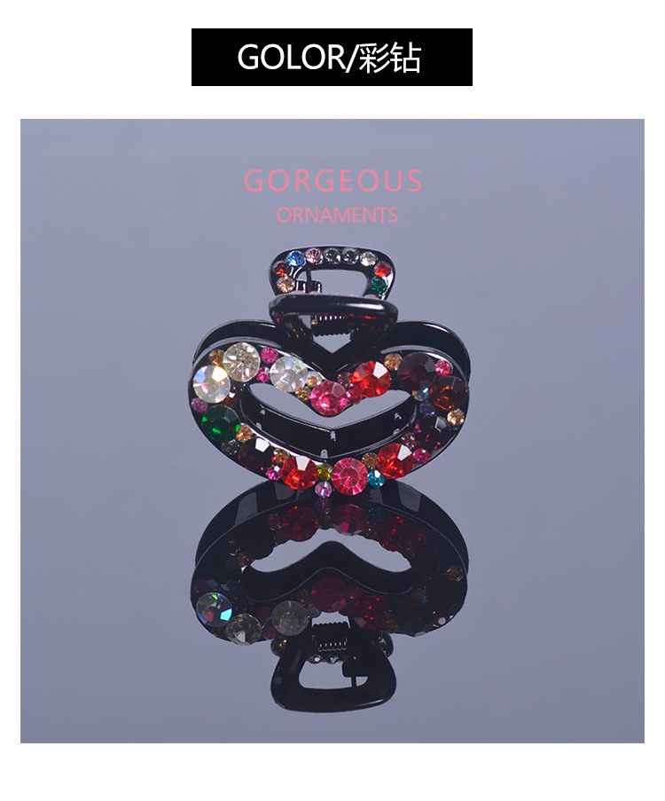 Korean Style Elegant Elegant Flowers Rhinestone Fringe Clip Back Head Top Clip Hairpin Shark Clip Hair Claw Headdress Small Size Korean Style Elegant Elegant Flowers Rhinestone Fringe Clip Back Head Top Clip Hairpin Shark Clip Hair Claw Headdress Small Size