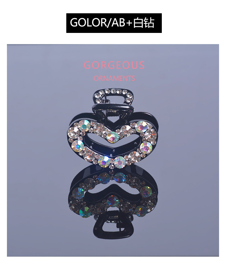 Korean Style Elegant Elegant Flowers Rhinestone Fringe Clip Back Head Top Clip Hairpin Shark Clip Hair Claw Headdress Small Size Korean Style Elegant Elegant Flowers Rhinestone Fringe Clip Back Head Top Clip Hairpin Shark Clip Hair Claw Headdress Small Size