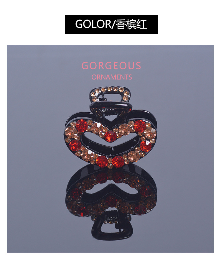 Korean Style Elegant Elegant Flowers Rhinestone Fringe Clip Back Head Top Clip Hairpin Shark Clip Hair Claw Headdress Small Size Korean Style Elegant Elegant Flowers Rhinestone Fringe Clip Back Head Top Clip Hairpin Shark Clip Hair Claw Headdress Small Size