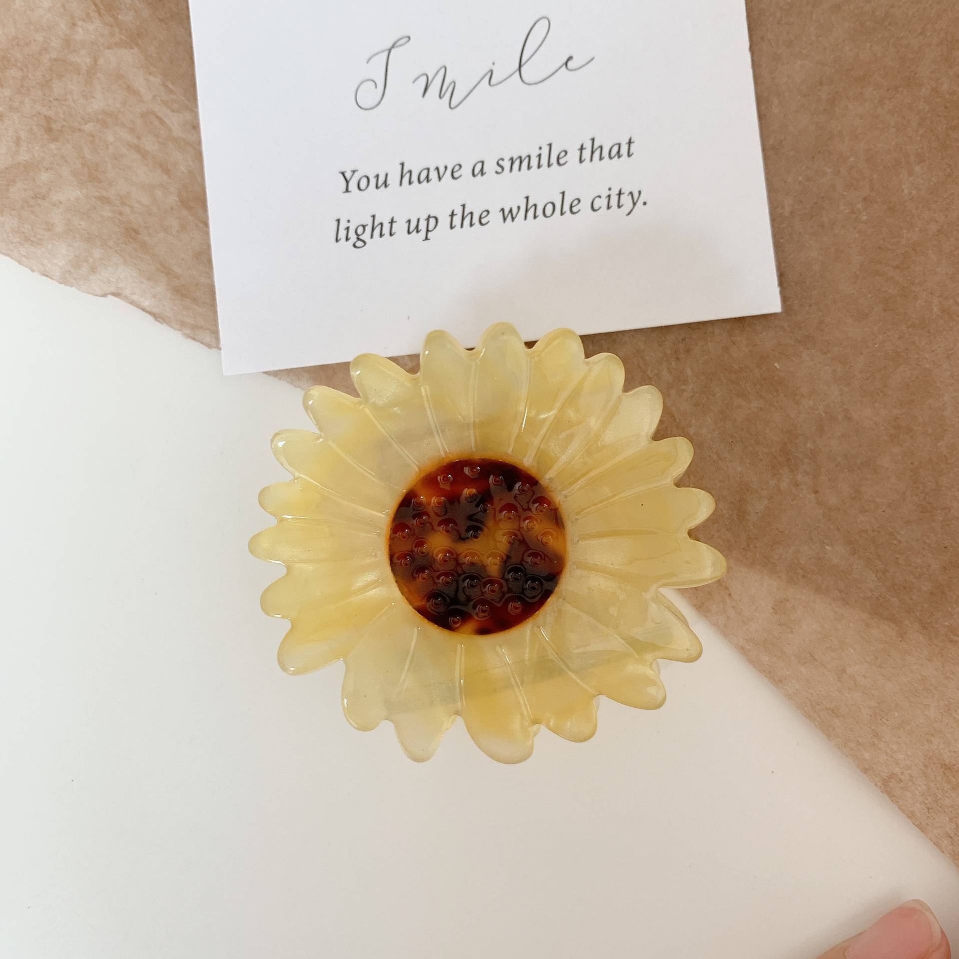 Korean Style Little Daisy Tulip Barrettes Acetate Hair Claw Dignified Flowers Hair Claw Headdress Sunflower Shark Clip Wholesale Korean Style Little Daisy Tulip Barrettes Acetate Hair Claw Dignified Flowers Hair Claw Headdress Sunflower Shark Clip Wholesale