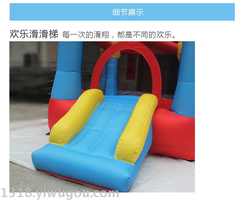 Children Bouncy Castle Trampoline A small inflatable Slide family Children playground Castle inflatable toy